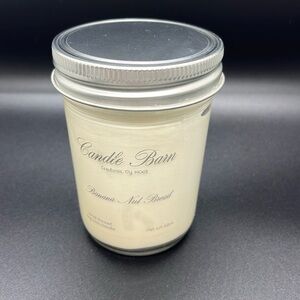 Soy wax candle, hand poured. Banana Nut Bread.